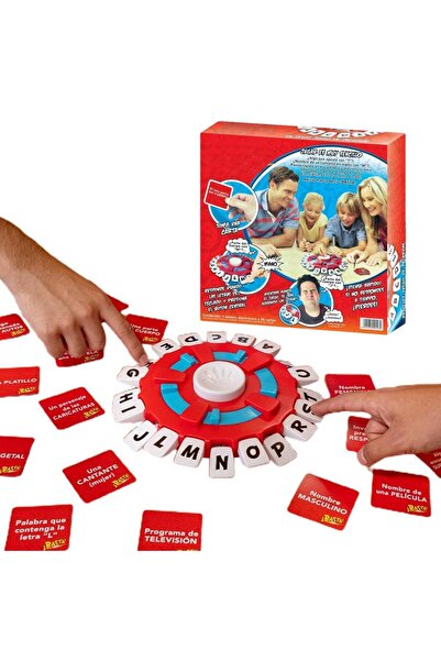 Choice Red NEW Children Spanish Word Game Fast Paced Family Board Game Letter Pressing Party Games Enhance