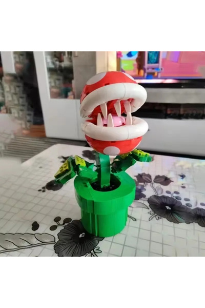 Choice مجموعة بناء نبات البيرانا، بدون صندوق، لعبة مكعبات بناء، موديل 71426، لعبة تركيب ديكور منزلي