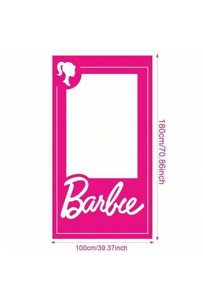 Miniso X0009 قطعة واحدة من زينة حفلات أعياد الميلاد، دعامات كشك تصوير وردية اللون، مناسبة لحفلات أعياد ميلاد البنات والأولاد، وحفلات الزفاف