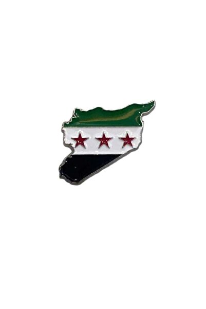 Generic Metal sticker - Map of Syria with flag (fits tablets & phones)