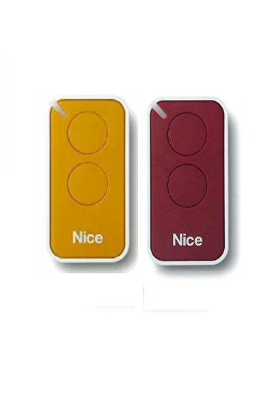NİCE Era Inti 2 Kanallı Otomatik Kapı Kumandası -(1 ADET SARI-1 ADET KIRMIZI)