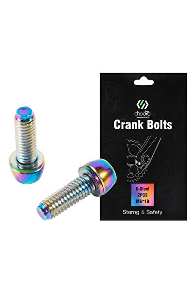 Choice مسامير ذراع كرنك فولاذية عالية القوة من رينبو تشوي، مقاس M6x18 مم، للد...