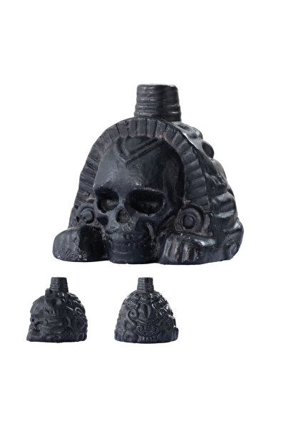 Choice Aztec whistle Handcrafted Aztec Lion Body & Human Face Ceramic Whistle...