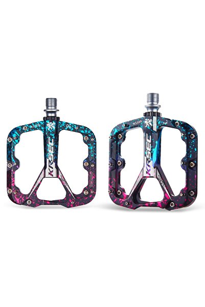 Choice دواسات دراجة هوائية KRSEC بألوان زاهية، مصنوعة من سبائك الألومنيوم، خف...