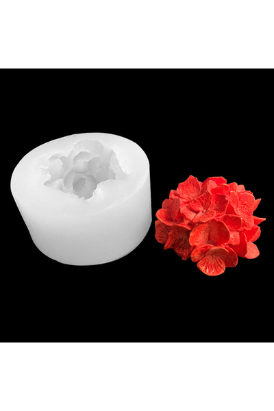 Choice 1pcs 3D Hydrangea Silicone Mold Home Gypsum Decoration Aromatherapy Ca...