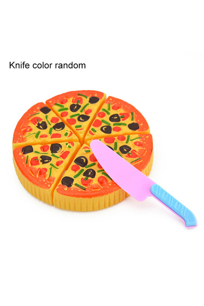 Choice style 2 Kids Simulation Food Kitchen Toy Pretend Play Pizza with Cutter Children Interactive Toys Bi