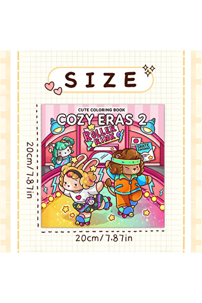 Choice كتاب تلوين "عصور مريحة" للكبار، مقاس 20×20 سم، 24 صفحة، يتميز بنمط جري...