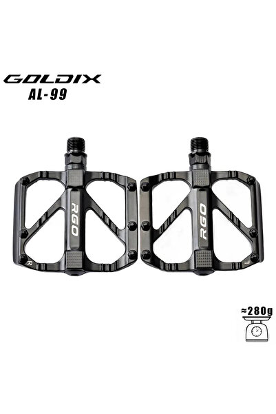 Choice Black AL-103 RGO Ultra Light Bicycle Pedal Sealing Bearing Aluminum Al...