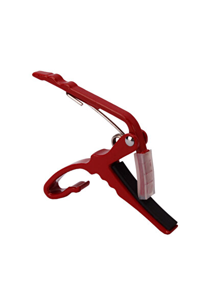 Choice1 Red Universal Guitar Capo Metal Tuning Clamp Portable Metal Tuner Gui...