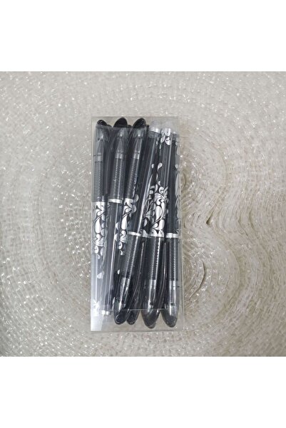 Choice علبة تحتوي على 12 قلم جل متعدد الألوان قابل للمسح، لون أسود، رأس متوسط...