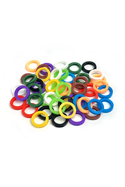 Choice 50Pcs 10-50Pcs Key Cap Covers Durable Silicone Key Identifiers Sleeve ...