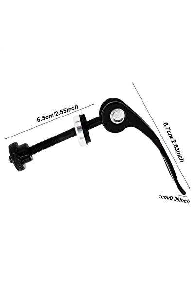 Choice مشبك أنبوب لولبي سريع الفك لعمود مقعد الدراجة الجبلية M5x60mm M5*45/60...