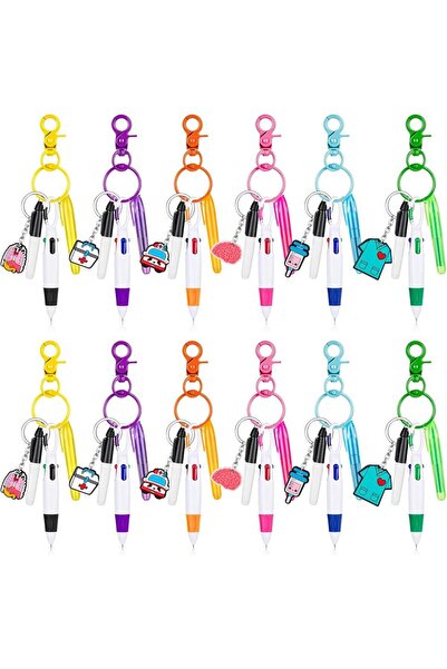 Choice مجموعة أقلام تظليل صغيرة للممرضات مكونة من 12 قطعة، تتضمن قلم تظليل بر...