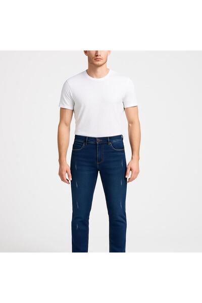 CLASSİCS MEN Pantaloni de blugi pentru bărbați slim fit cu picior îngust elas...