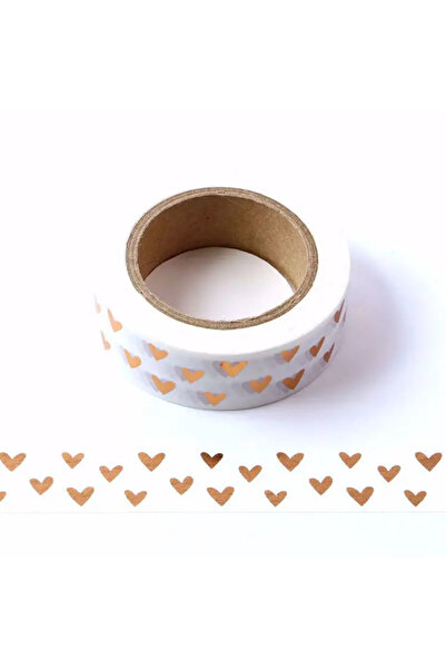 Choice شريط لاصق على شكل قلب من رقائق معدنية، مقاس 15 مم × 10 م، أدوات سكرابو...