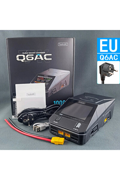 Choice شاحن ToolkitRC Q6AC EU بقدرة 400 واط تيار متردد / 1000 واط تيار مستمر،...