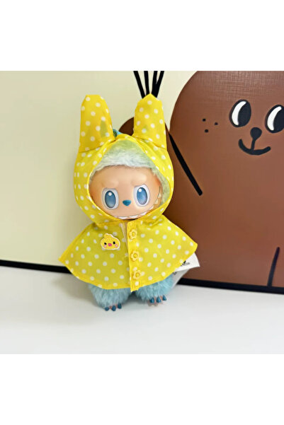 Choice ملابس دمية صفراء بدون دمية، مناسبة لدمية لابوبو مقاس 17 سم، طقم ملابس ...