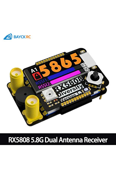 Choice وحدة استقبال RX5808 5.8G ثنائية الهوائي، متوافقة مع طائرات SKYZONE/Fat...