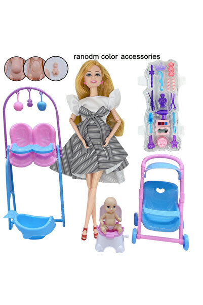 Choice مجموعة ألعاب تعليمية للأم الحامل ذات البطن الكبير، تتضمن عربة أطفال، م...