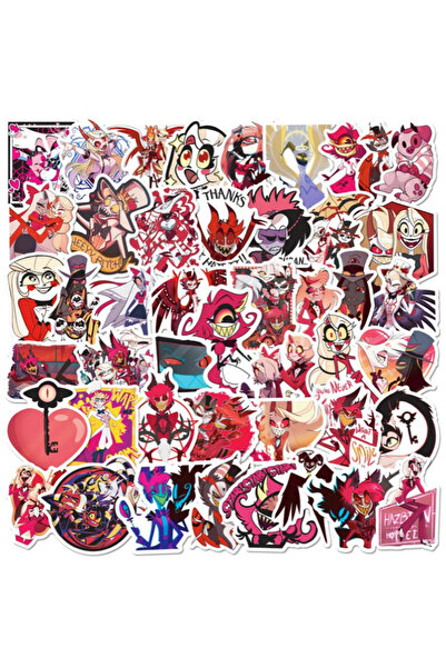 choice2 Bandai 50PCS 10/30/50pcs Cool Hazbin Boss Cartoon Stickers Funny Anim...