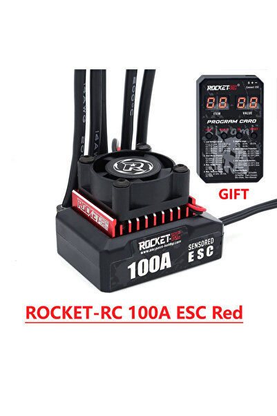 Choice وحدة تحكم إلكترونية 100 أمبير من ريد روكيت RC مزودة بمستشعر بدون فرش، ...