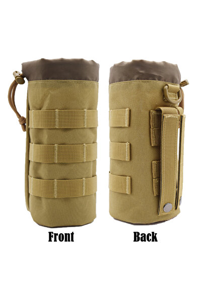Choice Khaki Tactical MOLLE Bottle Pouch Bag Travel Sprots Molle Water Bottle...