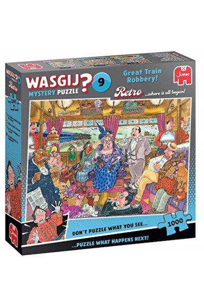 Jumbo WASGIJ Retro Puzzle 1000 pieces - Attack on the Train