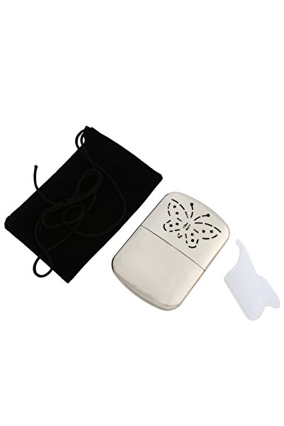 Choice مدفأة يدوية فضية صغيرة الحجم، مدفأة يدوية محمولة للاستخدام الخارجي وال...