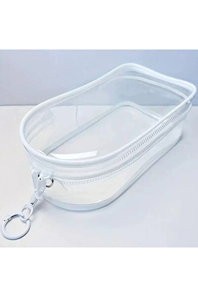 Choice علبة حماية شفافة ملونة بيضاء اللون لدمى لابوبو القطيفة مقاس 17 سم، صند...