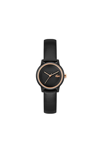 Lacoste سوار جلدي من سويفت 12.12 - 2001436-أسود