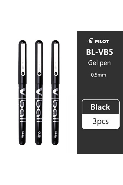 Choice 3 أقلام حبر جاف سائل مستقيمة من بايلوت اليابانية، 0.5 مم، رأس رصاصة BL...