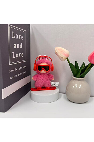 Choice لا دمية 07 لابوبو 4.0 سلسلة ميني هارت باسورد قلادة من الفينيل القطيفة ...