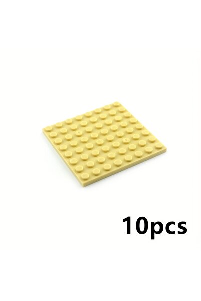 Choice5 beige-10Pcs 10pcs 8x8 Building Blk Baseplate Compatible 41593 Board T...