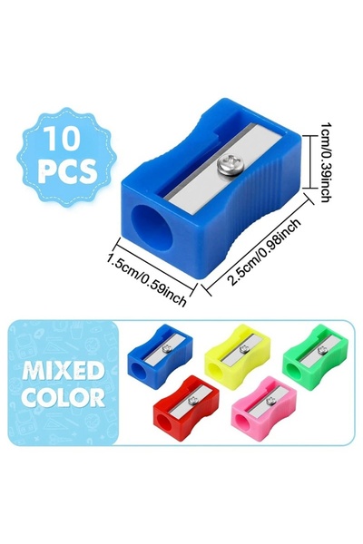 Choice ألوان متنوعة - 10 قطع، 5/10 قطع، مباري أقلام رصاص بلاستيكية ملونة، مبا...