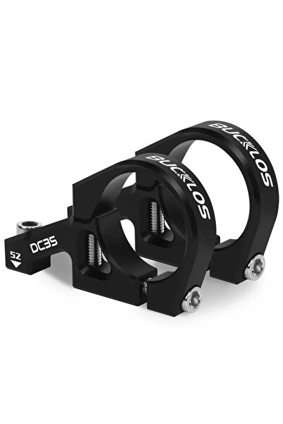 BUCKLOS جذع دراجة جبلية أسود 35 مم، مناسب للدراجات الجبلية والدراجات الجبلية ...