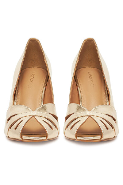 LASOCKI pantofi cu toc pentru femei aurii