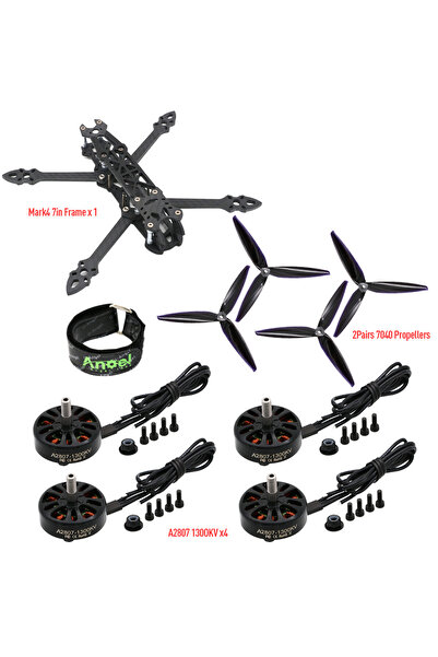 Choice مجموعة كاملة بدون وحدة تحكم طيران مارك 4، إطار FPV مقاس 7 بوصات (295 م...