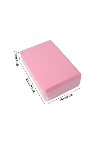 Choice Pink1 Eva Gym Blocks High Density Foam Brick For Yoga Dancing Stretch Fitness Indoor Relaxation Trai