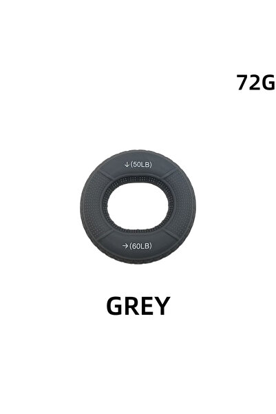 Choice رمادي - 50-60 رطل - قطعة واحدة من حلقات تقوية قبضة اليد المصنوعة من ال...