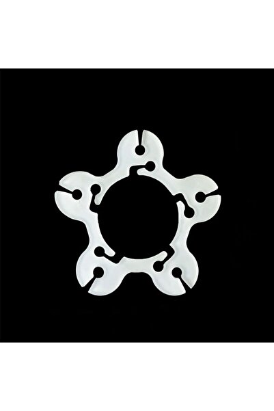 Choice 100 قطعة من مشابك تثبيت قوس البالونات البلاستيكية البيضاء مقاس 10 بوصا...