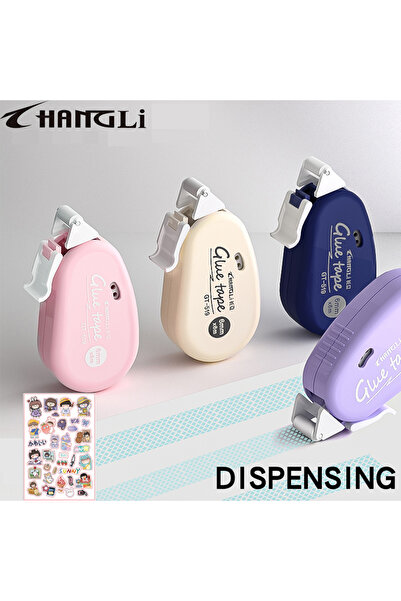 Choice4 4 ملصقات ملونة - 4 قطع / 6 مم × 6 م شريط لاصق مزدوج الجوانب، مثالي لد...