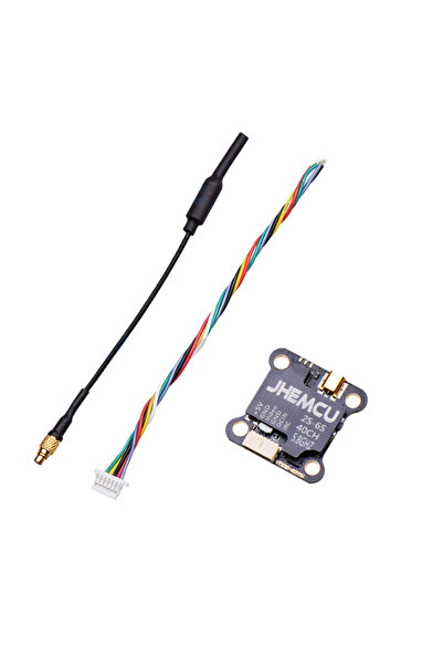 Choice جهاز إرسال فيديو FPV أبيض اللون من نوع JHEMCU VTX20-600 بتردد 5.8 جيجا...