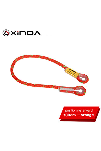 Choice حبل تسلق الصخور من زيندا، برتقالي اللون، بطول 100 سم، مصنوع من حبل ثاب...