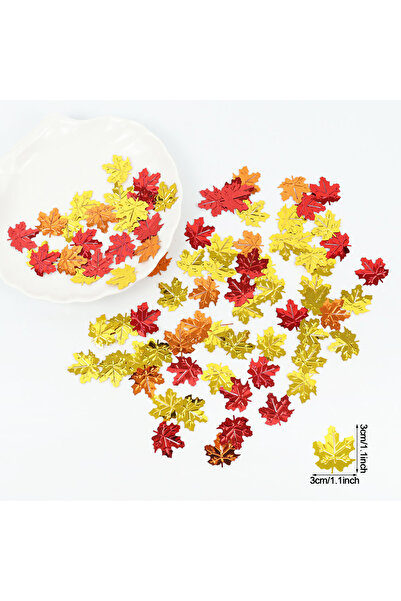 Choice مجموعة زينة عيد الشكر من ستايل أ، 15 غرام، مزيج ألوان من أوراق القيقب ...