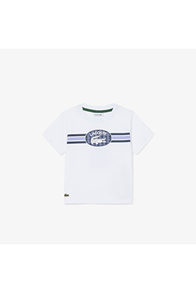 Lacoste Monogram Print Cotton T-shirt - TJ1151-00-001