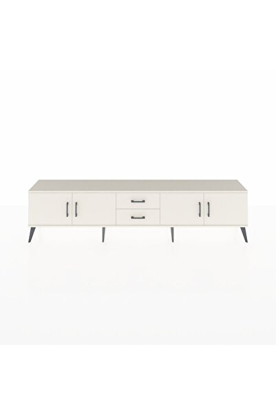 Dienni Arges TV Ünitesi 2 Raflı 2 Çekmeceli 4 Kapaklı 220x30x51 Aytaşı-Aytaşı