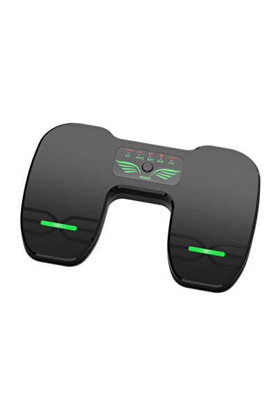 Choice جهاز تقليب صفحات متعدد الوظائف ثنائي الدواسة باللون الأسود – وحدة تحكم قدم USB 10 في 1 مع إضاءة LED محيطية