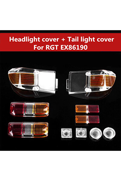 Choice غطاء مصباح أمامي وخلفي شفاف من RGT، غطاء مصباح - مدخنة R86482 لسيارة ت...