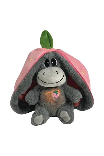 Choice دمية وردية لطيفة بطول 11.8 بوصة مضيئة تتنفس مع أضواء متحركة، دمية محشو...