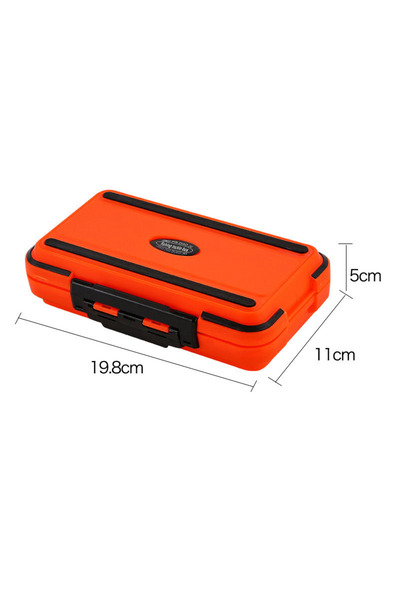 Choice Orange-L Waterproof Fishing Tackle Box Portable Fishing Lure Case Orga...